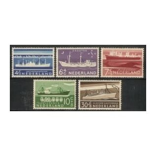 PostNL Satz Briefmarken der Niederlande Sommermarken 1957 NVPH 688-692 postfrisch