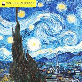 Flame Tree Publishing Van Gogh Kalender 2026 - Landschaften / Landscapes