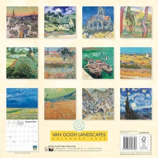 Flame Tree Publishing Van Gogh calendar 2026 - Landscapes