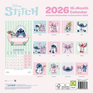 Pyramid Disney Lilo & Stitch calendar 2026 - Stitch