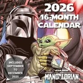 Pyramid Star Wars calendar 2026 - The Mandalorian