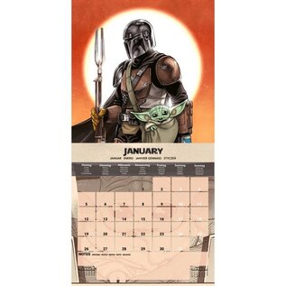 Pyramid Star Wars calendar 2026 - The Mandalorian