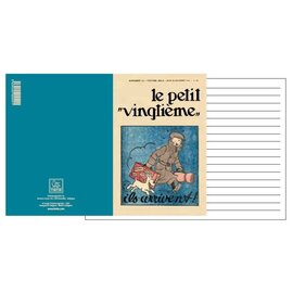 moulinsart Tintin notebook small - Le Petit Vingtième - The Homecoming