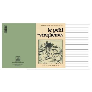moulinsart Tintin notebook small - Le Petit Vingtième - The Old Temple