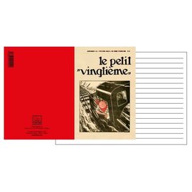 moulinsart Tintin notebook small - Le Petit Vingtième - Locomotive