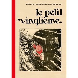 moulinsart Tim und Struppi Notizbuch groß - Le Petit Vingtième - Lokomotive