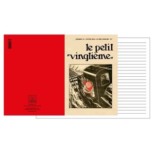 moulinsart Tintin notebook large - Le Petit Vingtième - Locomotive