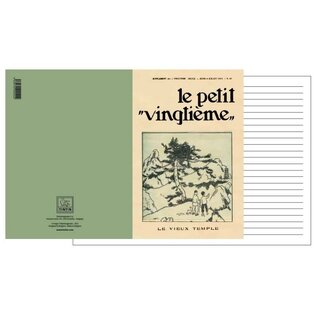 moulinsart Tim und Struppi Notizbuch groß - Le Petit Vingtième - Der alte Tempel