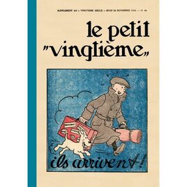 moulinsart Tintin notebook large - Le Petit Vingtième - The Homecoming
