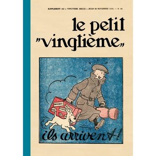 moulinsart Tintin notebook large - Le Petit Vingtième - The Homecoming