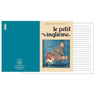 moulinsart Tintin notebook large - Le Petit Vingtième - The Homecoming