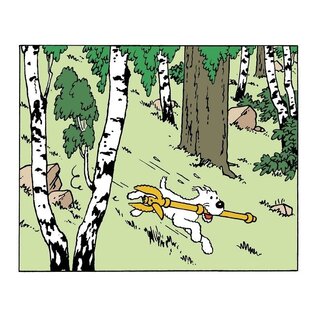 moulinsart Kuifje beeldje - Bobbie met de scepter van Ottokar