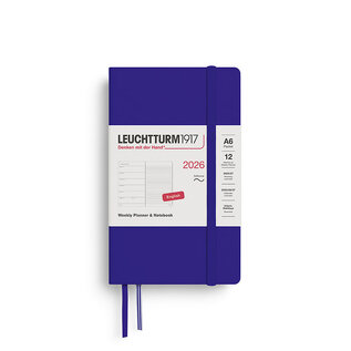 Leuchtturm1917 2026 Weekly Planner & Notebook 12 months Pocket A6