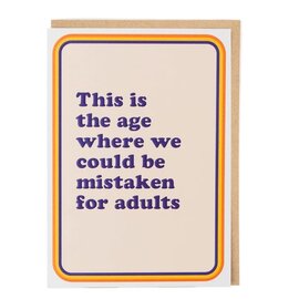 Cath Tate Greeting card Pina Colada - This is the age where we could be mistaken for adults