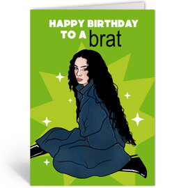 Studio Soph Wenskaart - Cardi B. - Happy Birthday to a brat