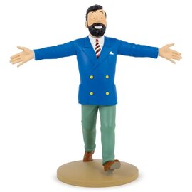moulinsart Tintin statuette - Haddock in blue blazer