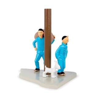 moulinsart set metal figures Tintin - Tintin in the Far East from The Blue Lotus