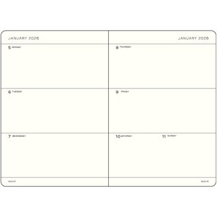 Leuchtturm1917 2026 Weekly Planner 12 months Medium A5