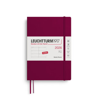 Leuchtturm1917 2026 Weekly Planner 12 months Medium A5