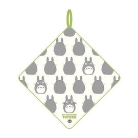 Marushin Studio Ghibli - Mein Nachbar Totoro - Mini-Handtuch mit großer Totoro-Silhouette (33 x 33 cm)