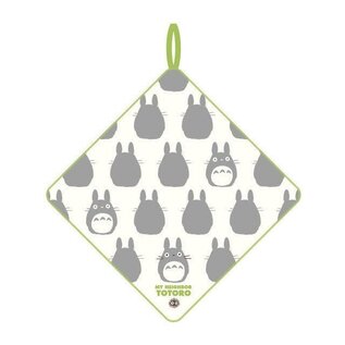 Marushin Studio Ghibli - Mein Nachbar Totoro - Mini-Handtuch mit großer Totoro-Silhouette 33 x 33 cm