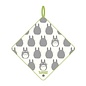 Marushin Studio Ghibli - Mein Nachbar Totoro - Mini-Handtuch mit großer Totoro-Silhouette 33 x 33 cm