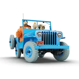 moulinsart Tim und Struppi Auto 1:8 Der blaue Jeep aus Reiseziel Mond