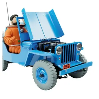 moulinsart Tim und Struppi Auto 1:8 Der blaue Jeep aus Reiseziel Mond