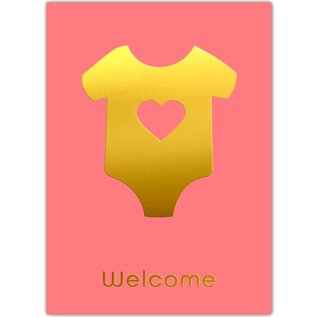 Nobis Design Postkarte - Pure - Welcome baby