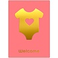 Nobis Design Postkarte - Pure - Welcome baby