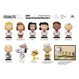 Monogram Peanuts - Snoopy - Figural Bag Clip - verrassingsfiguur Series 2