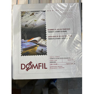 Domfil blanco bladen  Spoorwegen - Treinen - 50 stuks