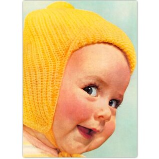 Catch Publishing Postcard - Smiling Eyes - Retro baby