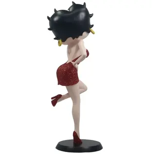 Fleischer Studios Betty Boop Collection - Betty Blowing Kiss With Red Glitter Dress