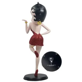 Fleischer Studios Betty Boop Collection - Betty Blowing Kiss With Red Glitter Dress
