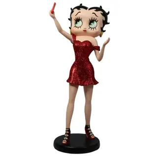 Fleischer Studios Betty Boop Collection - Betty Boop Selfie - Red Glitter Dress