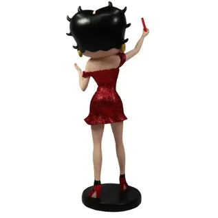 Fleischer Studios Betty Boop Collection - Betty Boop Selfie - Red Glitter Dress