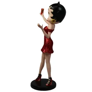 Fleischer Studios Betty Boop Collection - Betty Boop Selfie - Red Glitter Dress