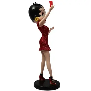 Fleischer Studios Betty Boop Collection - Betty Boop Selfie - Red Glitter Dress