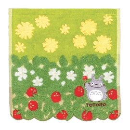 Marushin Studio Ghibli - My Neighbor Totoro - Mini towel Strawberries & Flowers -handdoekje  25 x 25