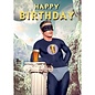 Max Hernn Grußkarte - Happy Birthday Superhero Pint