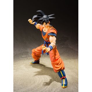 Bandai Dragon Ball Z - Son Goku A Saiyan Raised On Earth - figuur 14  cm