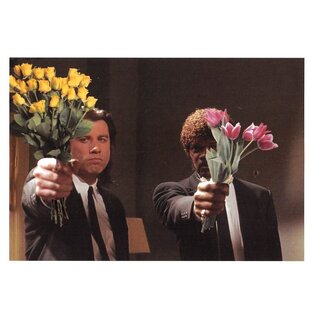 Fiftyways Cards Postcard - Pulp Fiction - Unexpected
