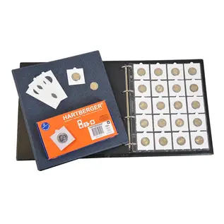 Hartberger 2-Euro album including 100 coin holders
