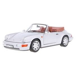 Norev Porsche 911 Carrera 2 Cabriolet 1990 Silver 1:18