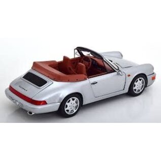 Norev Porsche 911 Carrera 2 Cabriolet 1990 Silver 1:18