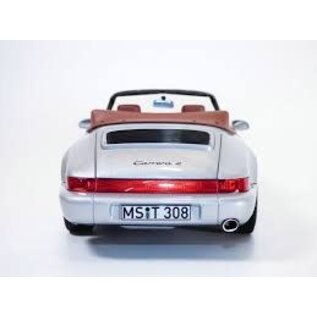 Norev Porsche 911 Carrera 2 Cabriolet 1990 Silver 1:18