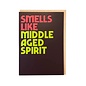 Cath Tate Greeting card Twisted Lyrics - Nirvana - Smells like middle aged spirit