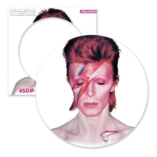 Aquarius David Bowie - Aladdin Sane Picture Disk  Shaped puzzel - 450 stukjes