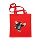 mubrno Molletje op rolschaatsen - Tas - Tote bag  - rood 42  x  38 cm